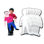 Roylco Big! Huge! Giant Paper Fingerpaint Kids, 18" x 35", 24 Sheets (R-75401)