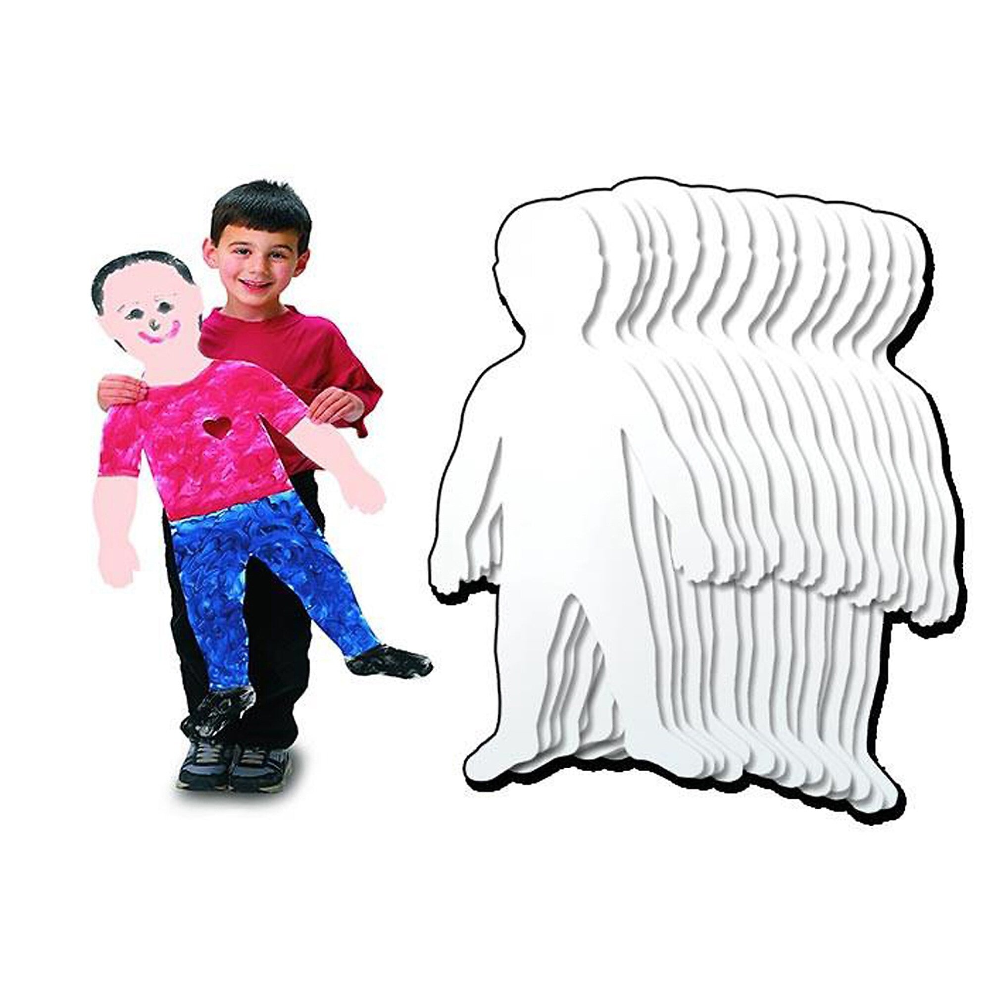 Roylco Big! Huge! Giant Paper Fingerpaint Kids, 18" x 35", 24 Sheets (R-75401)