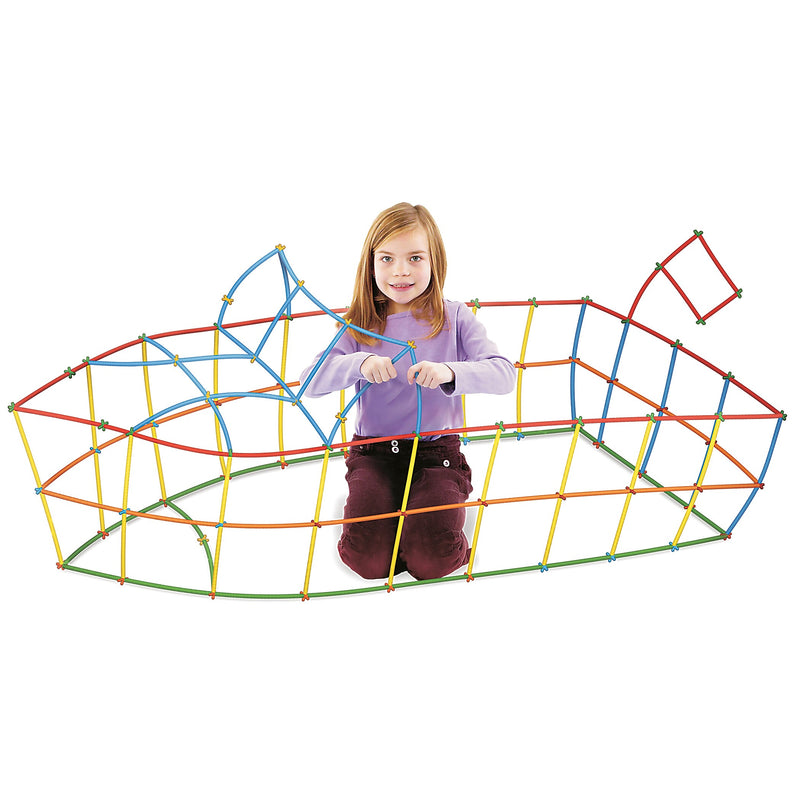 Straws & Connectors® Multicolor, 10.25" x 10", 230 pieces
