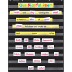 Scholastic Teaching Resources Standard Pocket Chart, 34" x 44", Black, Ages 5-10 (SC-573277)