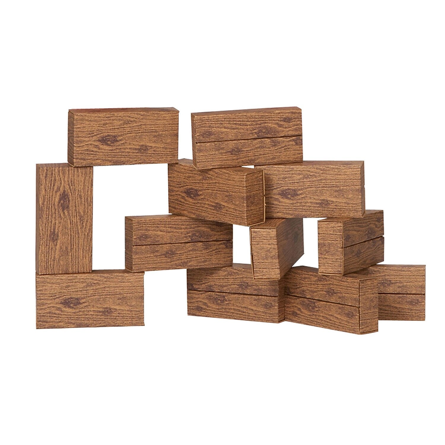 Smart Monkey Toys ImagiBRICKS Giant Timber Building Block Set, 16 Pieces/Set (SMT5016)