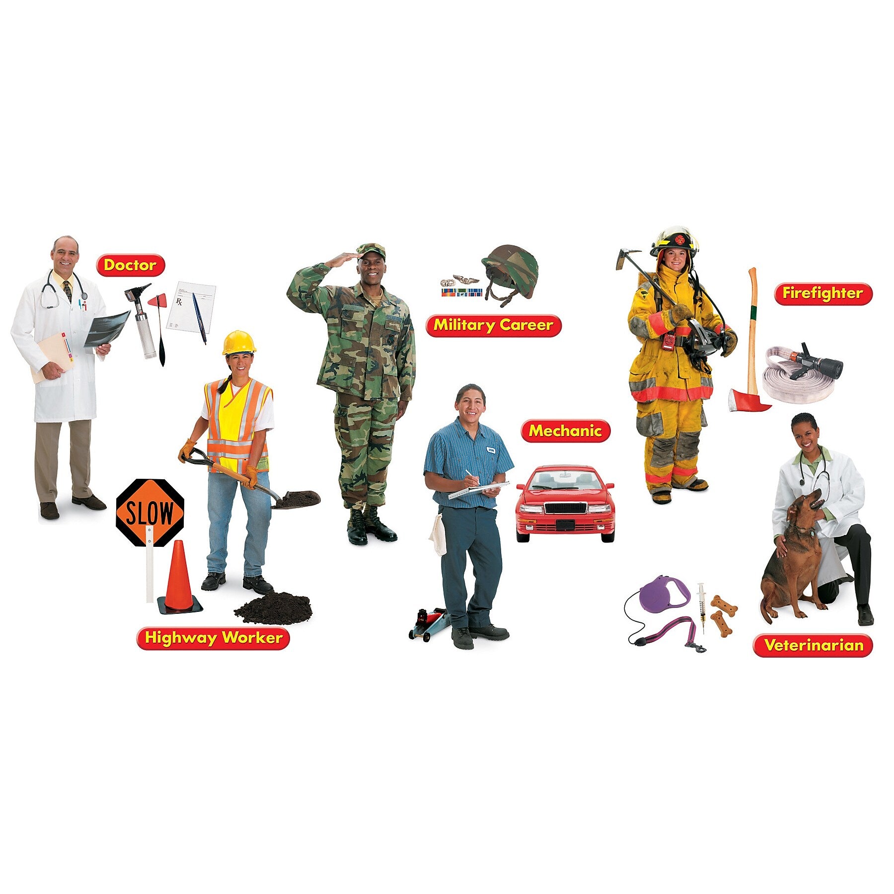Bulletin Board Sets, Community Helpers