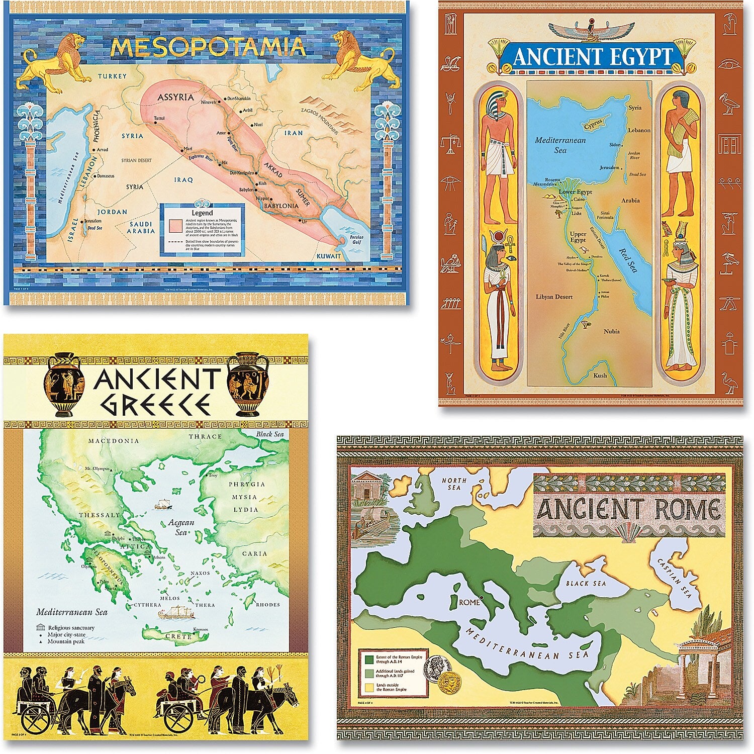 Ancient Civilizations Bulletin Board Set