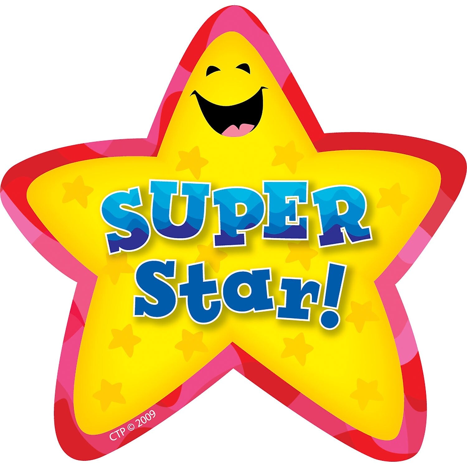 Creative Teaching Press Super Star Badges, 36/Pack (CTP1070)