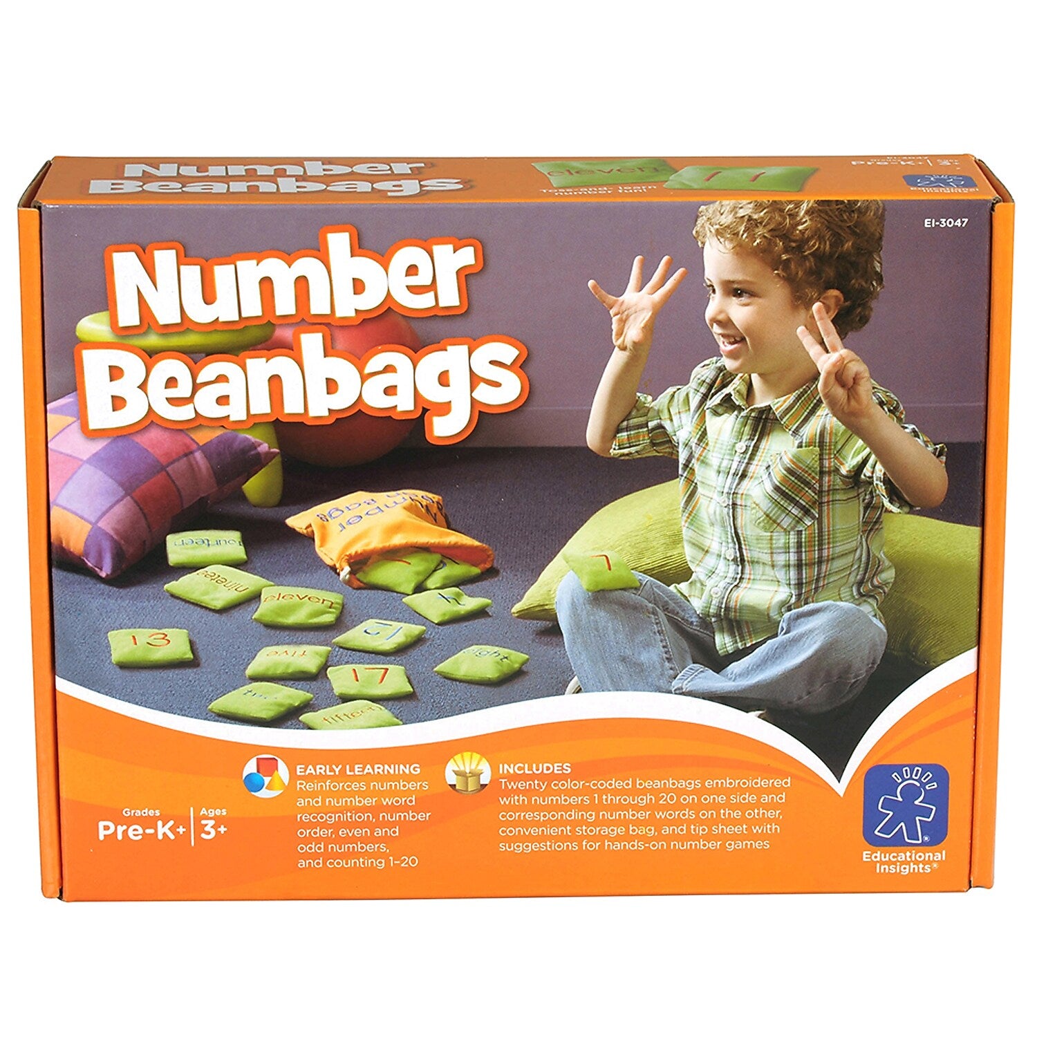 Educational Insights Bean Bags, Numbers