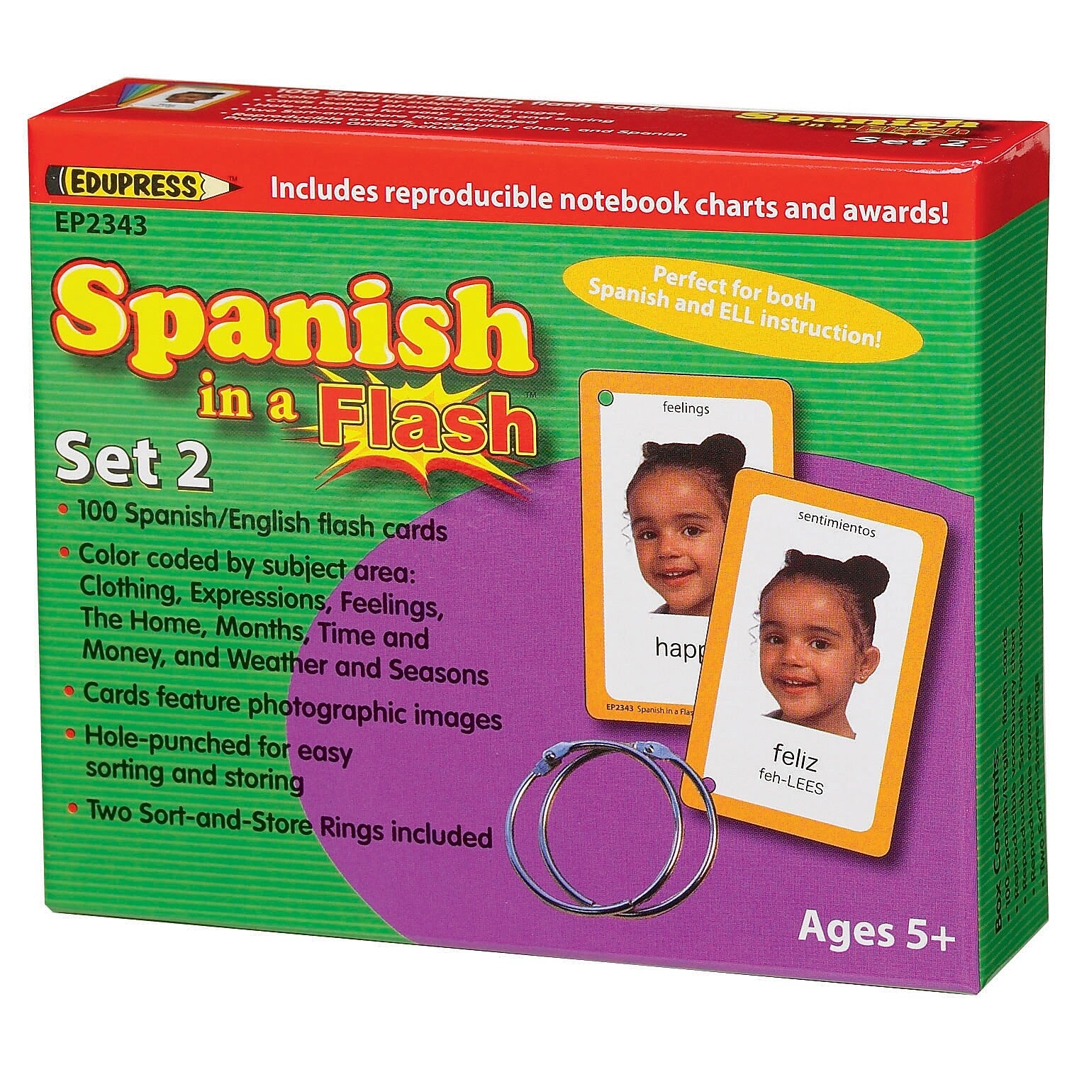 Spanish in a Flash™ Set 2