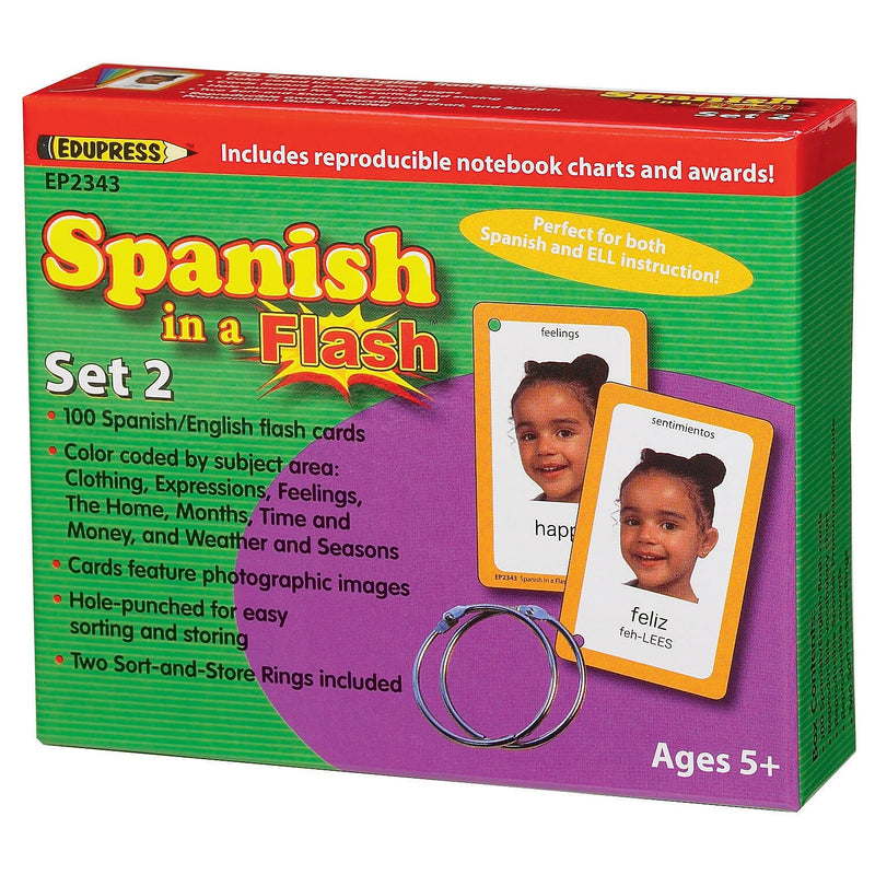 Spanish in a Flash™ Set 2