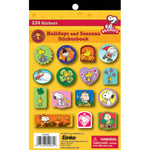 Eureka Peanuts® Seasons and Holidays Sticker Book, Multicolor