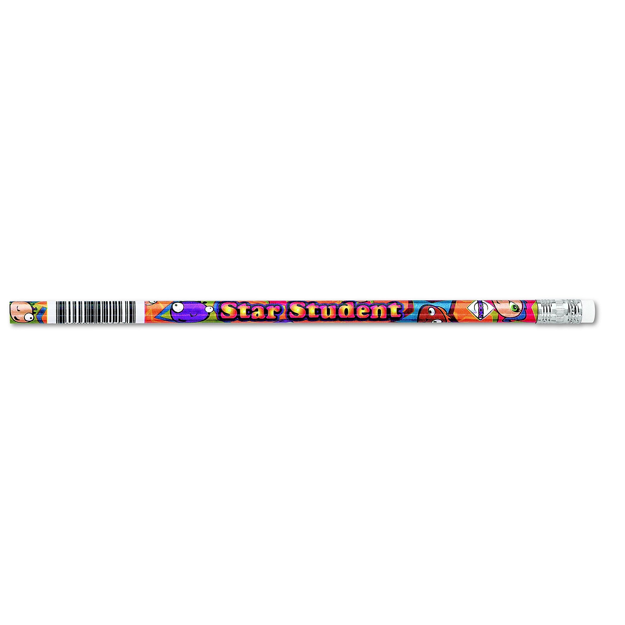 J.R. Moon Star Student Motivational Pencil, Pack of 144 (JRM2113G)