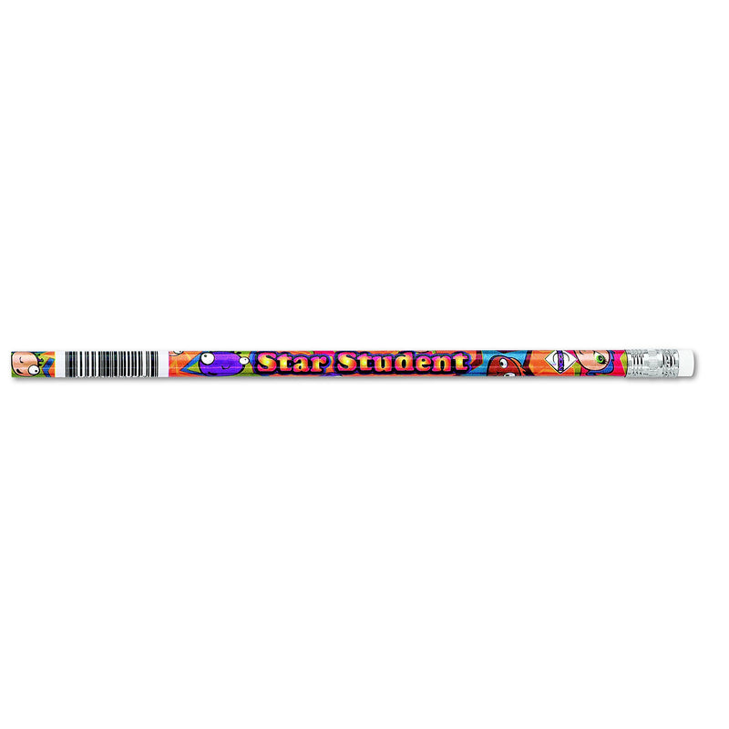 J.R. Moon Star Student Motivational Pencil, Pack of 144 (JRM2113G)