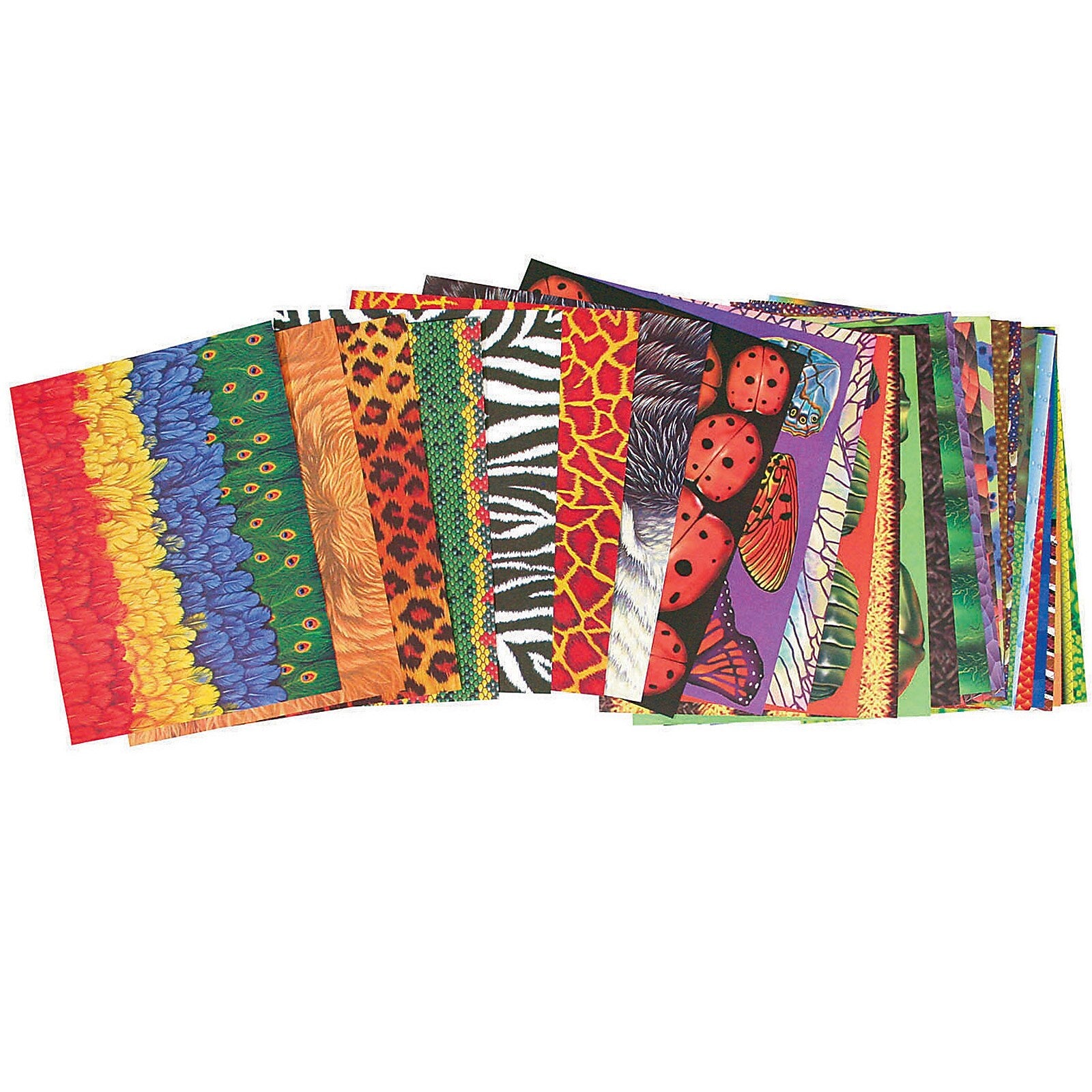 Roylco Creatures and Animals Craft Paper, 8.5" x 11", Assorted Colors, 96 Sheets/Pack (R-15198)