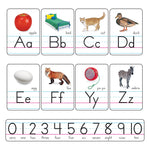 Trend Enterprises Photo Alphabet Cards Zaner-Bloser Manuscript Bulletin Board Set, 29 pieces (T-721)
