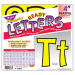 Trend® 4" Ready Letters®, Playful Combo Packs, Yellow