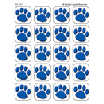 Teacher Created Resources Paw Prints Accents Stickers, Blue (TCR5747)