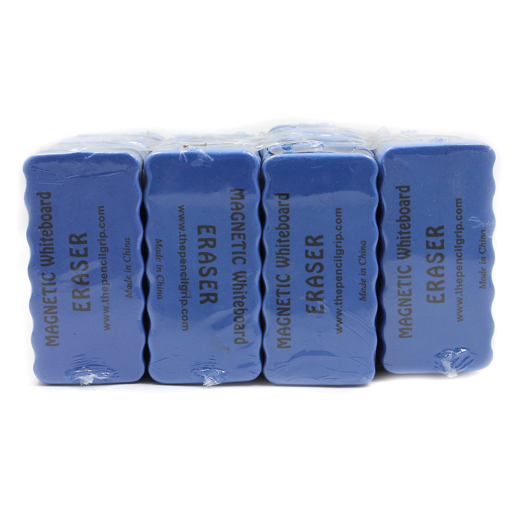 The Pencil Grip Magnetic Whiteboard Erasers, 2" x 4.13", Blue, 24/Pack (TPG35224)