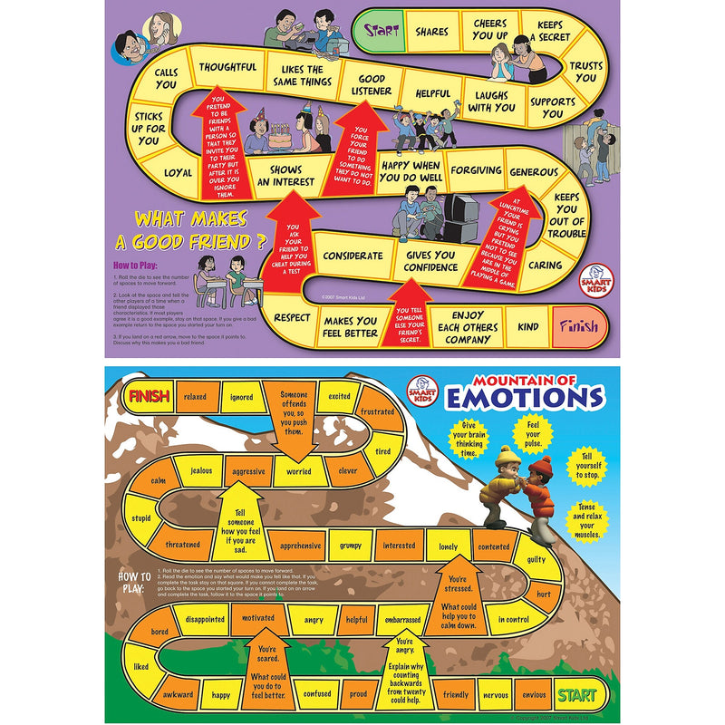 Didax Social Skills Board Games, Grades 1-5 (DD-500063)