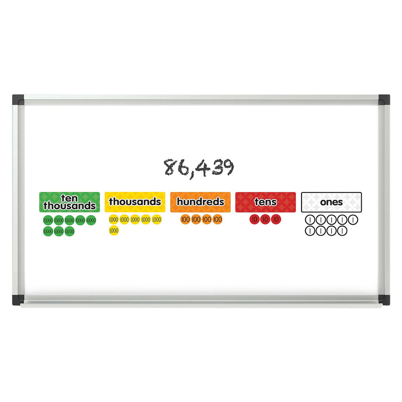 Dowling Magnets Magnetic Place Value Disks & Headings, Ages 8-11 (DO-732162)