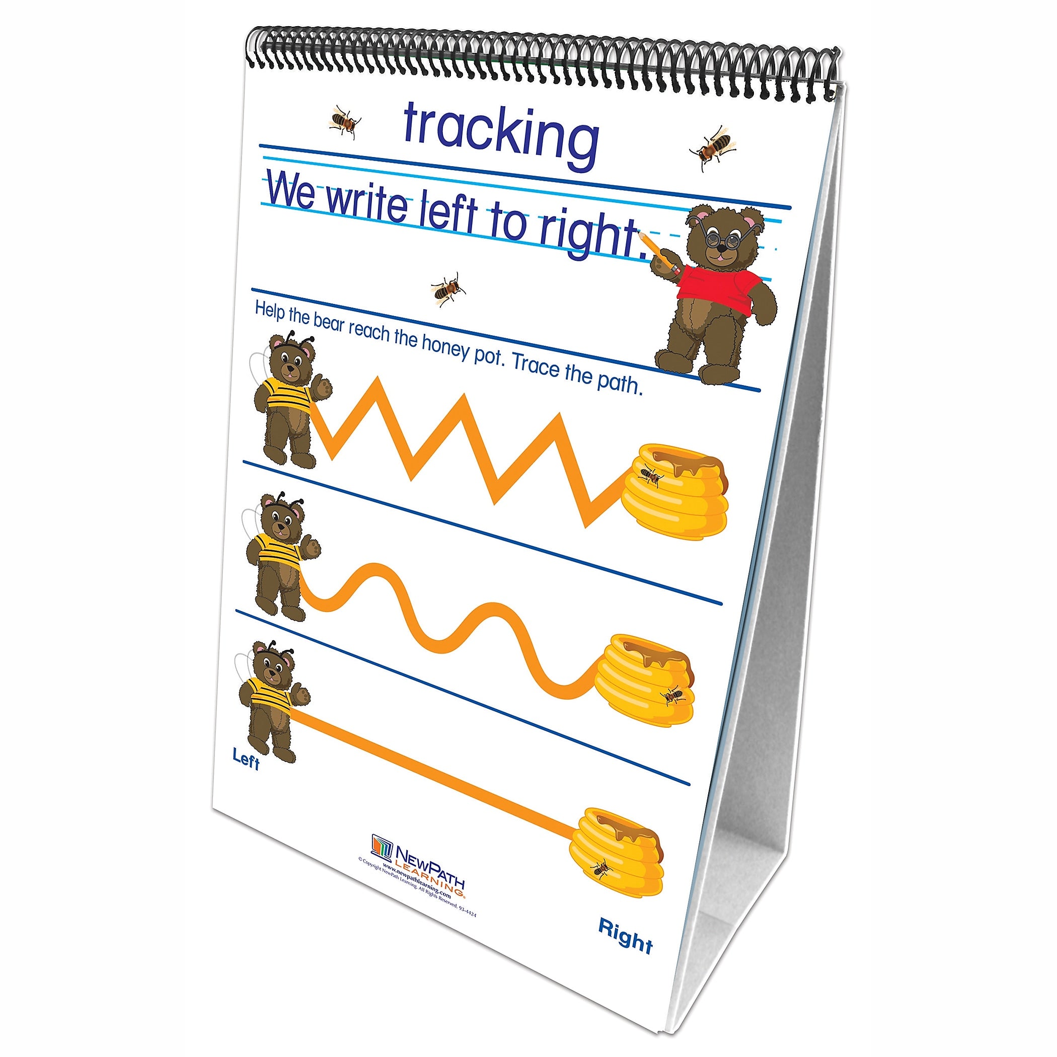 New Path Learning® Curriculum Mastery® Early Childhood ELA Readiness Flip Chart, Writing Readiness (NP-320024)