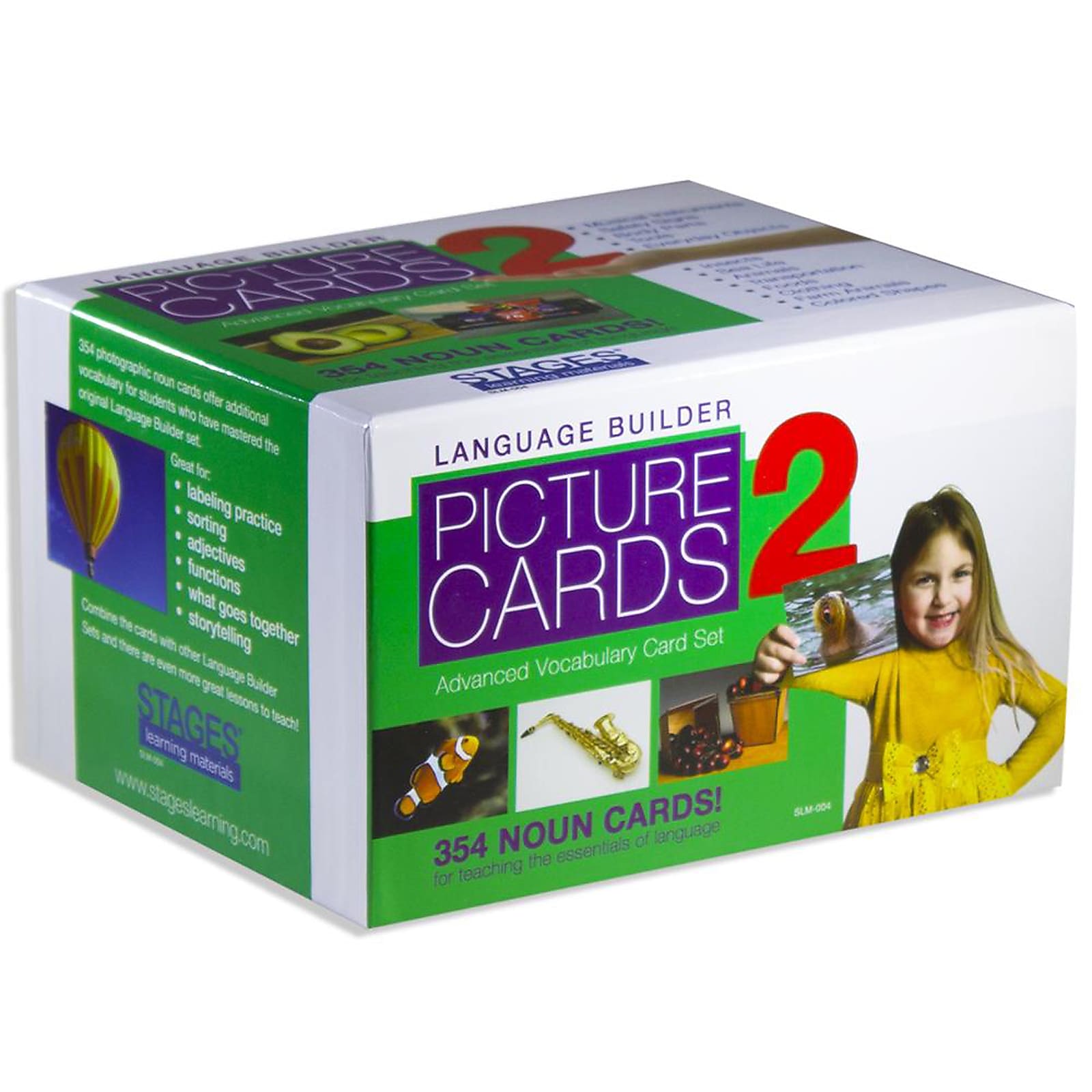 Stages Learning Materials Language Builder Phonics Flash Cards, 354/Pack (SLM024)