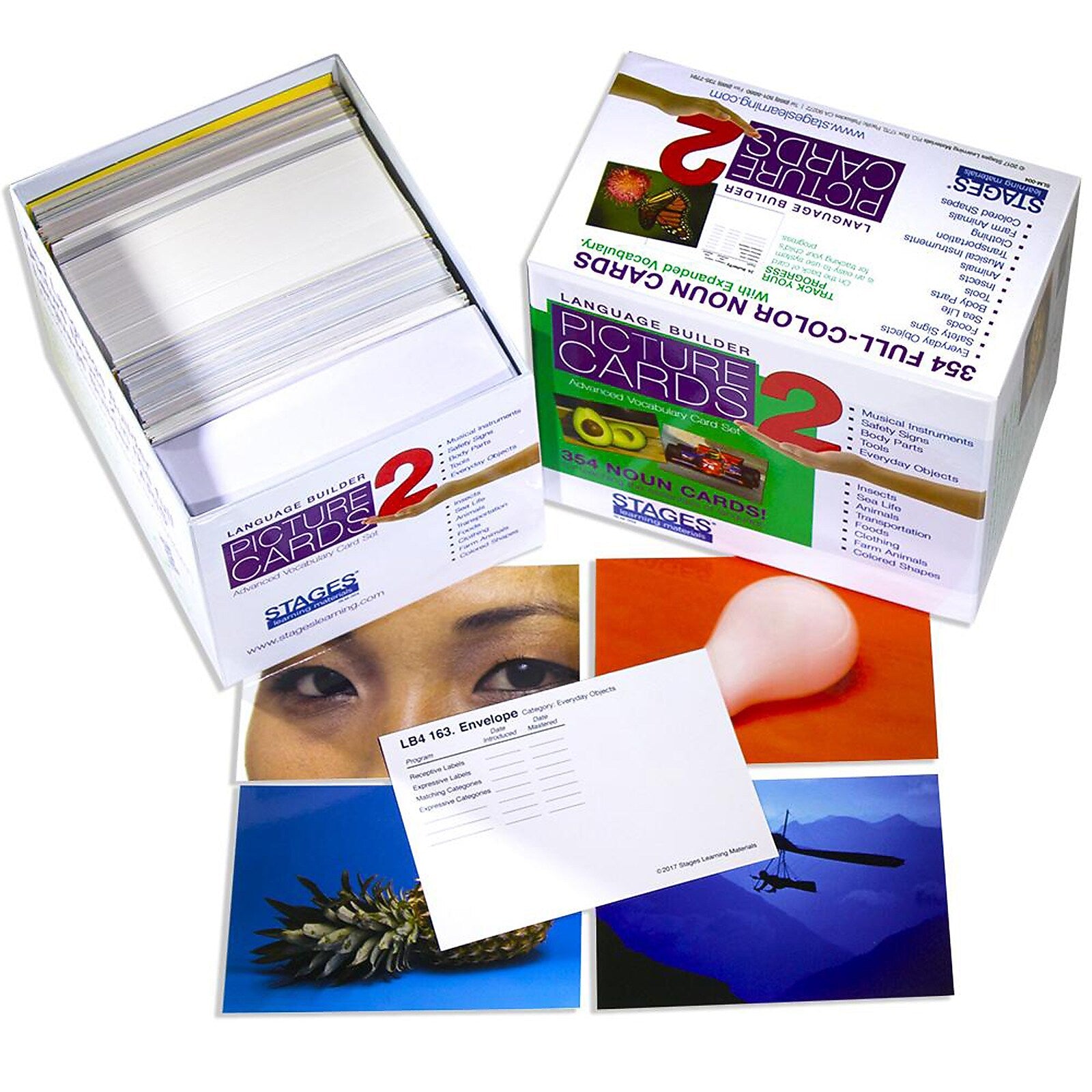 Stages Learning Materials Language Builder Phonics Flash Cards, 354/Pack (SLM024)