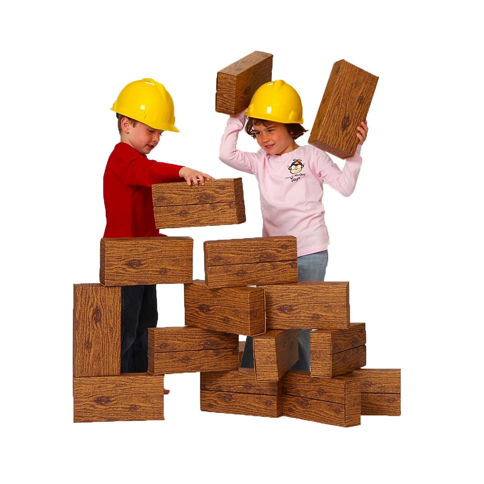 ImagiBRICKS™ Giant Construction Building Block Set, 24 Piece Set