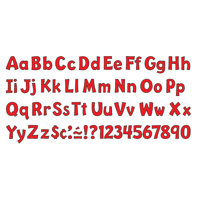 Trend® 4" Ready Letters®, Playful Combo Packs, Red
