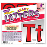 Trend® 4" Ready Letters®, Playful Combo Packs, Red