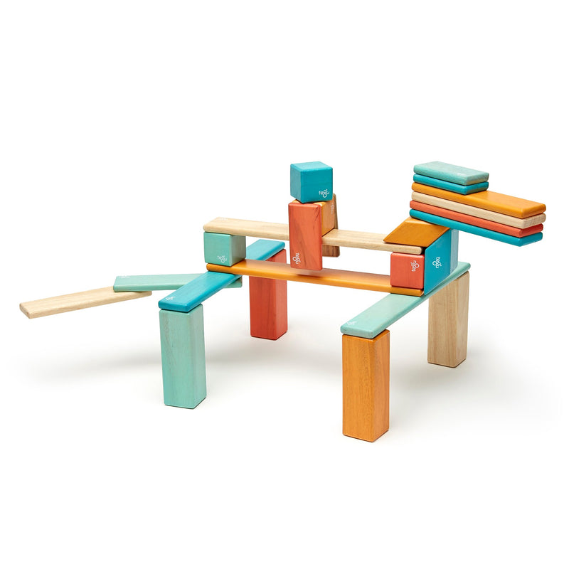 Tegu Wooden Sunset set, Assorted, 24 Pieces (TEG24PSNS508T)