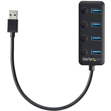 StarTech 4-Port USB 3.0 Hub (HB30A4AIB)