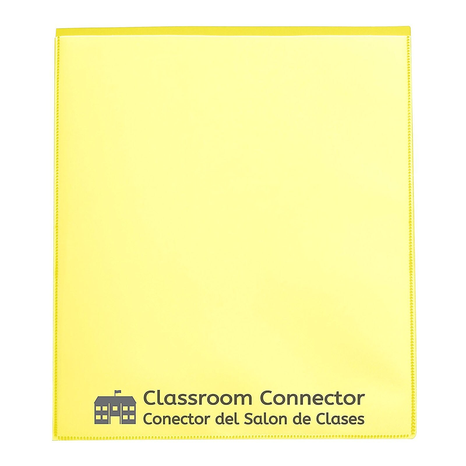C-Line Classroom Connector School-to-Home Heavy Duty File Folder, Letter Size, Yellow, 25/Box (CLI32006)
