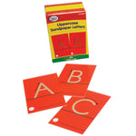 Didax Tactile Sandpaper Uppercase Letters, 26/Set (DD-210830)