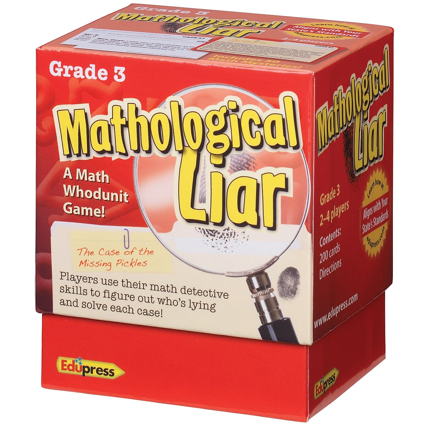 Edupress Mathological Liar Game, Grade 3 (EP-3396)