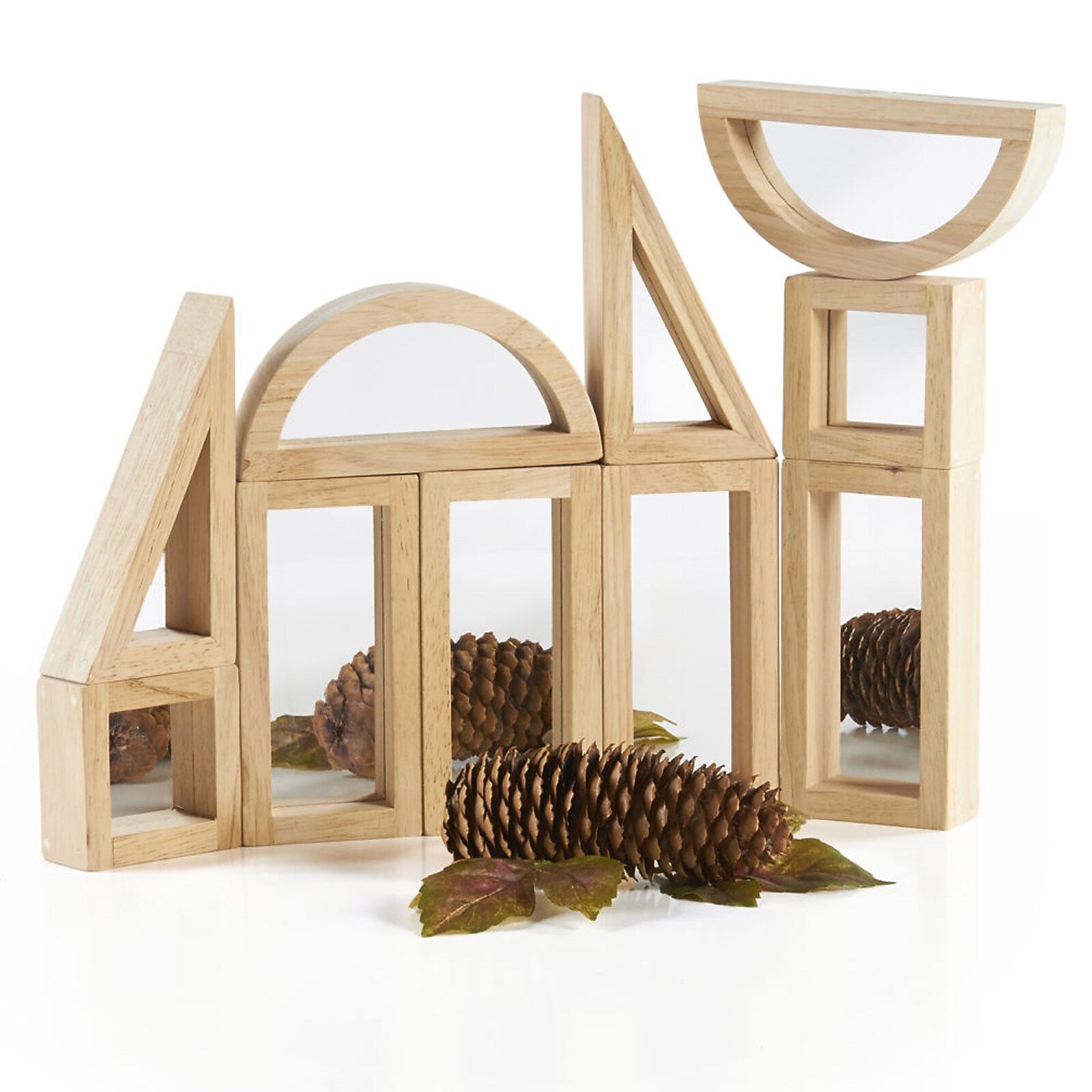 Guidecraft Mirror Block Set, 10 Pieces/Set (GD-3017)