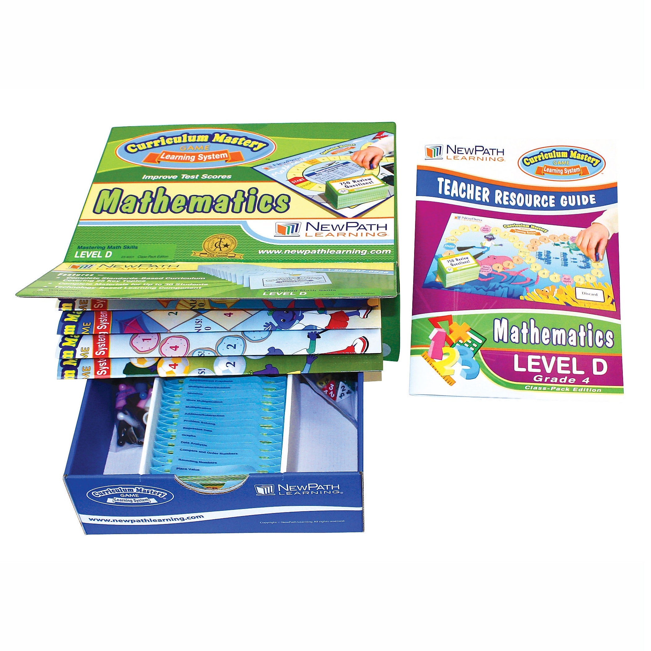New Path Learning Mastering Math Skills Games Classpack (NP-234001)