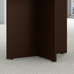 Bush Business Furniture 42W Round Conference Table with Wood Base, Mocha Cherry (99TB42RMR)