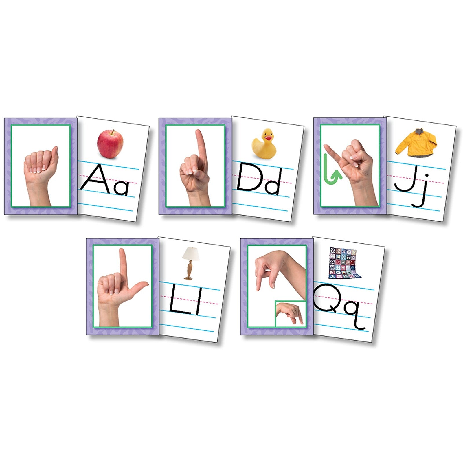 American Sign Language Alphabet Cards