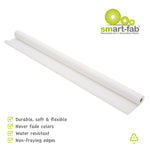 Smart-Fab®, 48" x 40', White, Disposable Art & Decoration FabricRoll (SMF1U384804010)