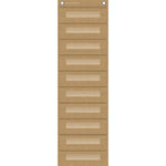 Teacher Created Resources® Burlap 10 Pocket File Storage Pocket Chart (TCR20840)