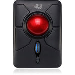 Adesso iMouse T50 Wireless Ergonomic Ambidextrous Optical Mouse, Red/Black