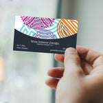 Full Color 1-sided Business Cards, Premium Stock Flat or Raised Print, 500