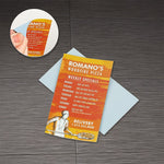 Magnetic Business Cards, 2" x 3-1/2", Qty 320