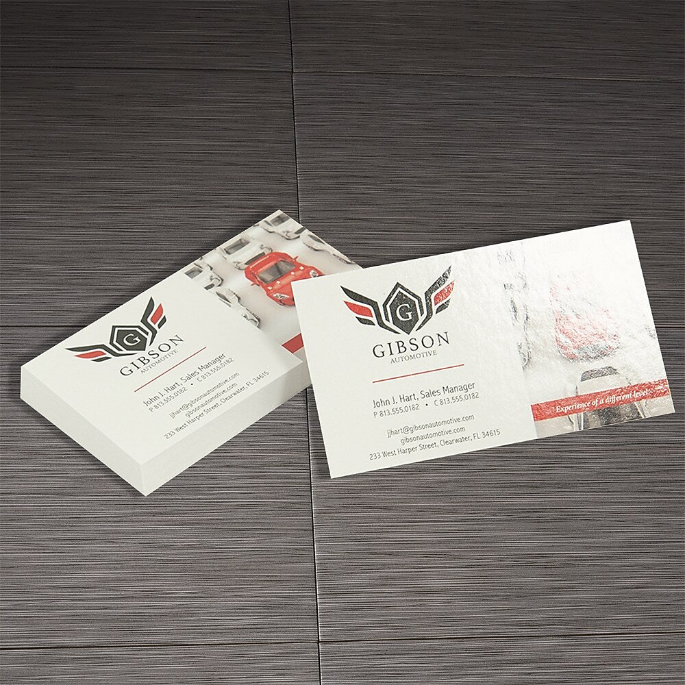 Full Color Business Cards, UV Gloss, Front only, 2"x3-1/2", 250/BX