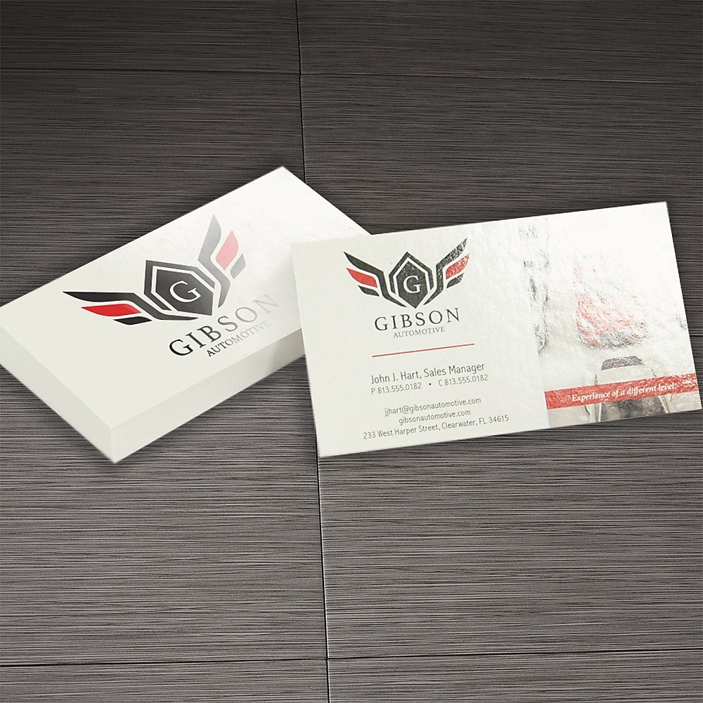 Full Color Business Cards, UV Gloss, 2 sided, 2"x3-1/2", Qty 500