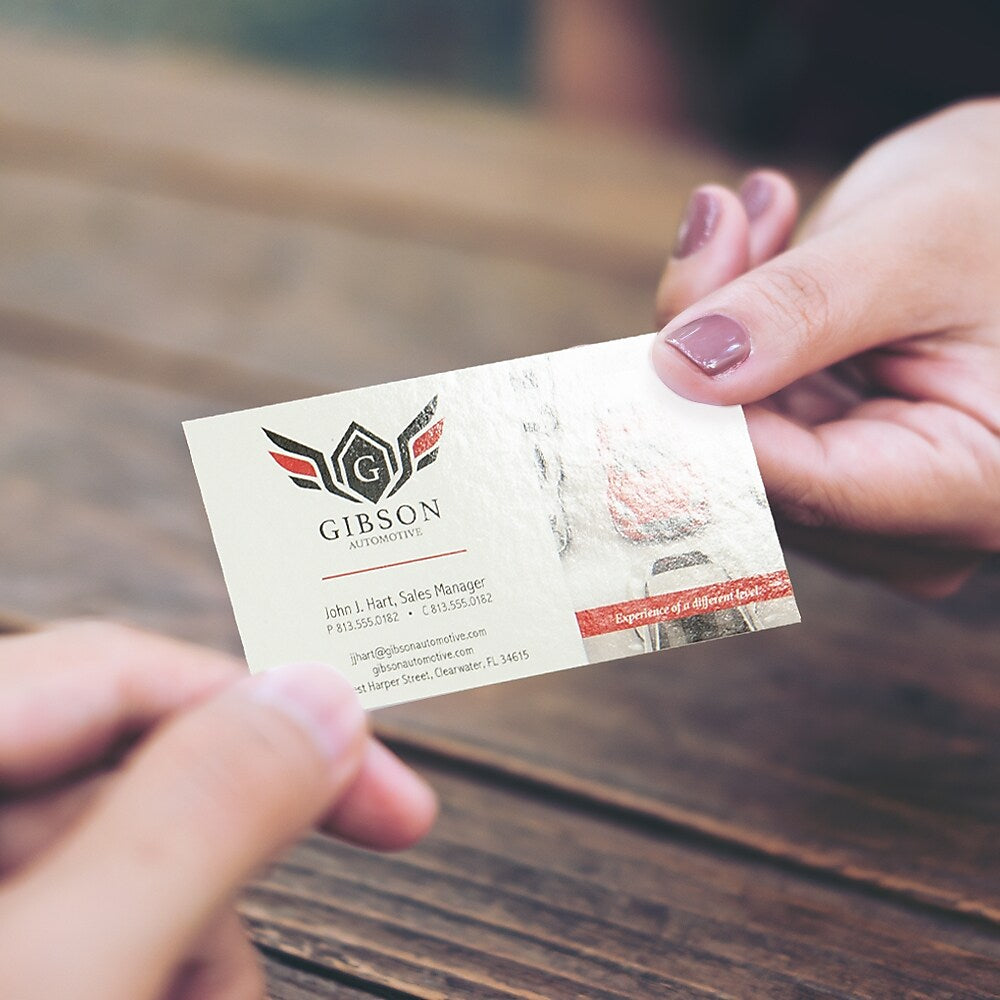 Full Color Business Cards, UV Gloss, 2 sided, 2"x3-1/2", Qty 500