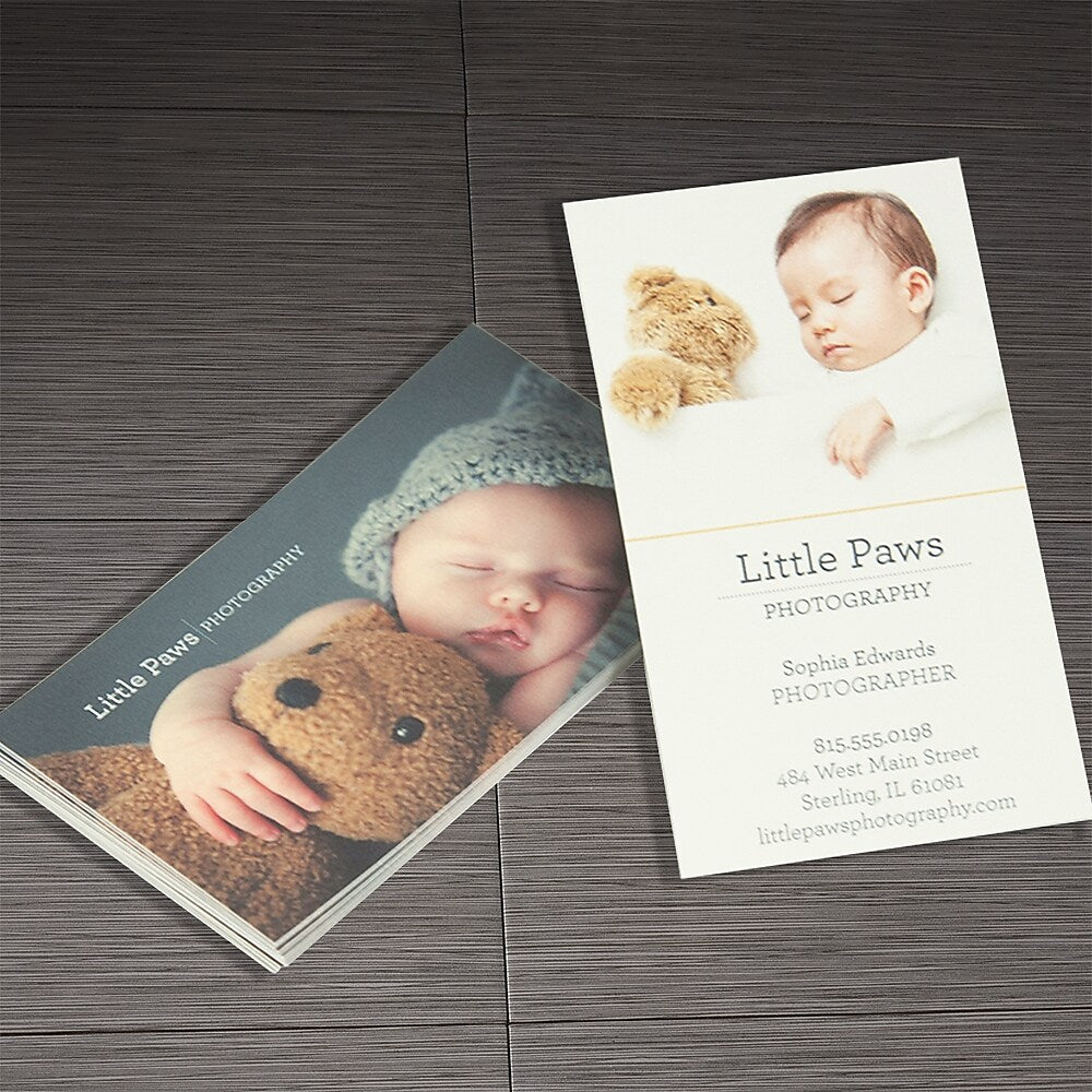 Soft Touch Laminate Front Side Business Card, printed 2 sides, 16pt C2S, Qty 1000