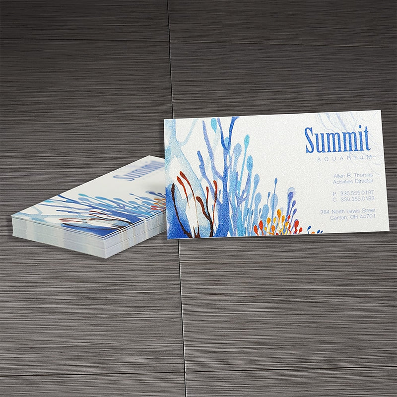 Pearlized Business Card, printed 1 side, Qty 250