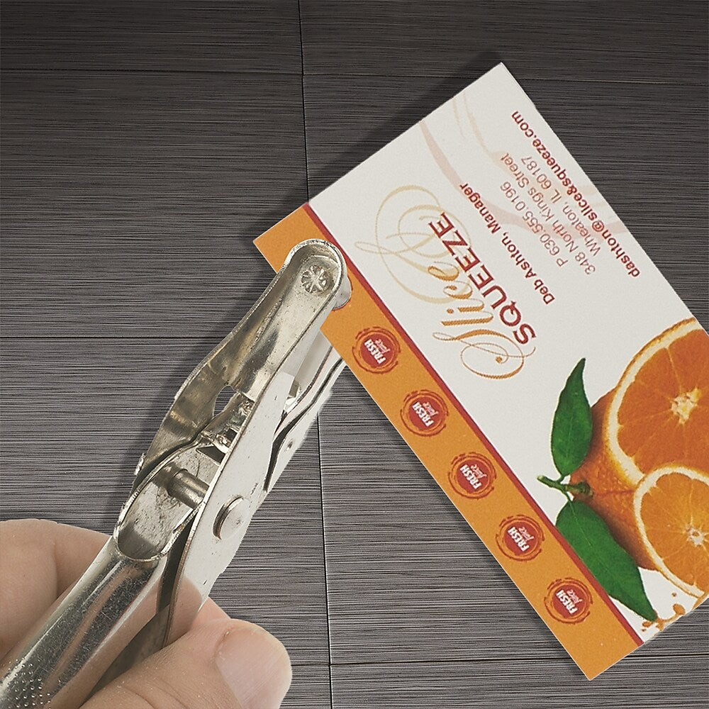 Custom Synthetic PVC Full Color Business Card, 1 Sided, 15 mil, UV Gloss, 2"x3-1/2, Qty 250