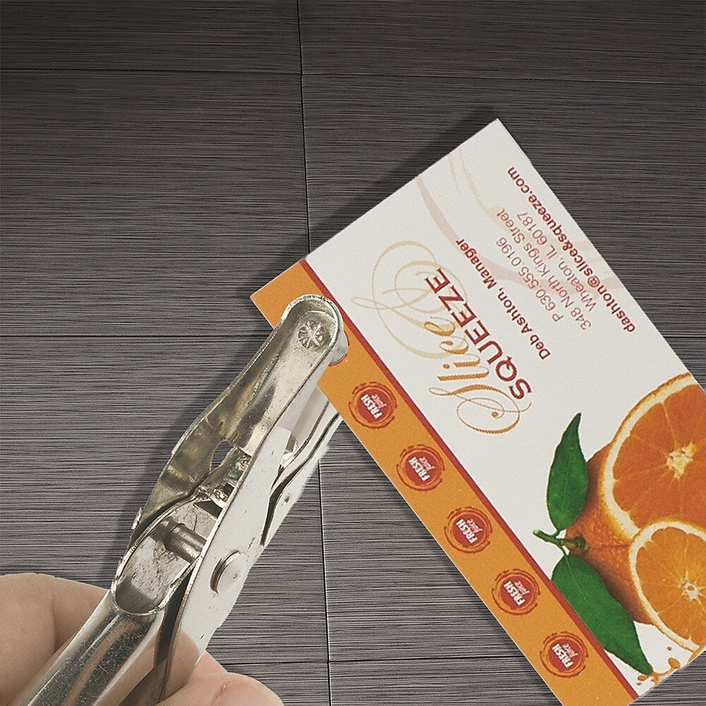 Custom Synthetic PVC Full Color Business Card, 2 Sided, 15 mil, UV Gloss, 2"x3-1/2, Qty 250