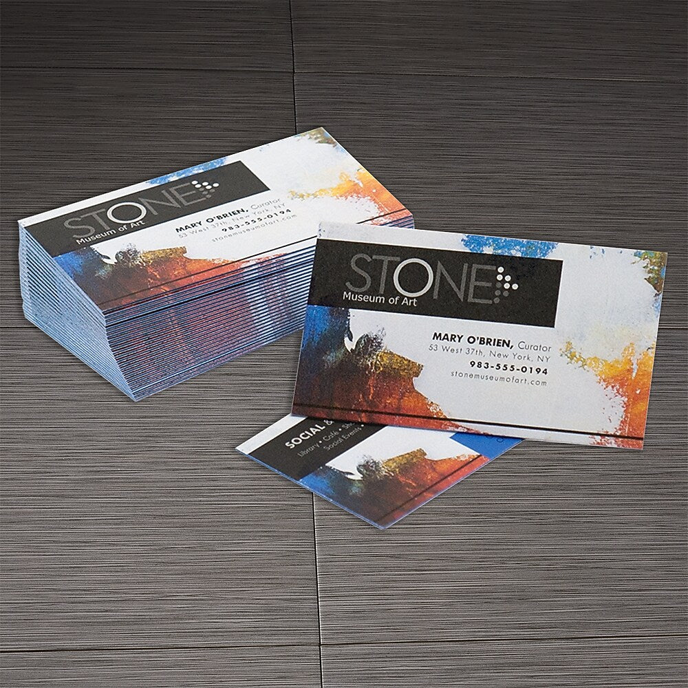 Color Core Full Color Business Card - 2 Sided, Qty 250