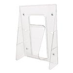 Deflect-O Stand-Tall Magazine Holder, Wall Mounted, Clear Plastic (55501)